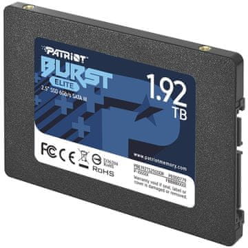 Patriot BURST ELITE 1,92 TB SSD / notranji / 2,5" / SATA 6 Gb/s /