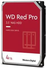 WD RED Pro 4TB HDD / 4003FFBX / SATA 6Gb/s / notranji 3,5"/ 7200 vrt/min / 256 MB