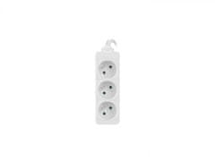 Lanberg Podaljševalni kabel PS0, 3 vtičnice, 1,5 m, bel