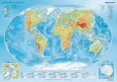 Trefl Puzzle Zemljevid sveta / 1000 kosov