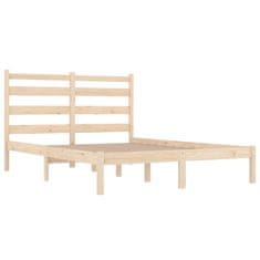 Vidaxl Posteljni okvir iz trdne borovine 150x200 cm 5FT