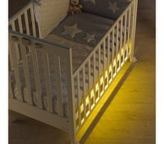 AZZURA design posteljica Homi Light z osvetlitvijo in vzmetnico