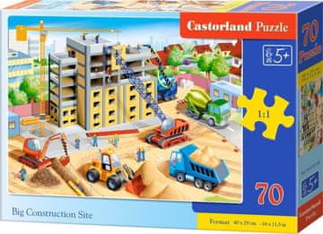 Castorland Velika sestavljanka gradbišče 70 kosov