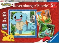 Ravensburger Puzzle Release Pokémon 3x49 kosov