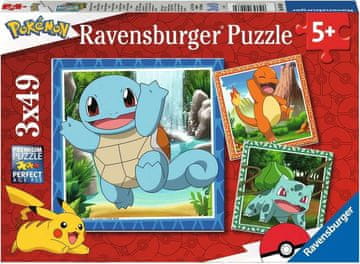 Ravensburger Puzzle Release Pokémon 3x49 kosov