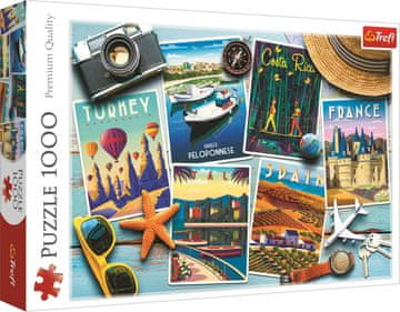 Trefl Puzzle Razglednice s počitnic 1000 kosov