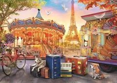 Trefl Puzzle Prosta delovna mesta v Parizu 500 kosov
