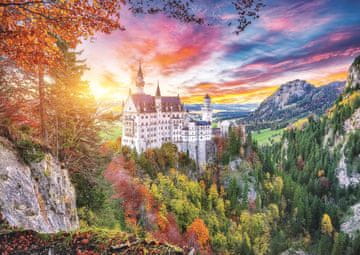 Trefl Puzzle Pogled na grad Neuschwanstein, Nemčija 500 kosov