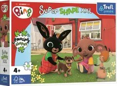 Trefl Puzzle Super Shape XXL Rabbit Bing: Igra s psom 60 kosov