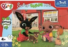 Trefl Puzzle Super Shape XXL Rabbit Bing: Igra s psom 60 kosov
