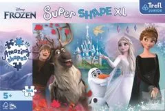 Trefl Puzzle Super Shape XL Ledeno kraljestvo 2: V svetu Ane in Elze 104 kosov