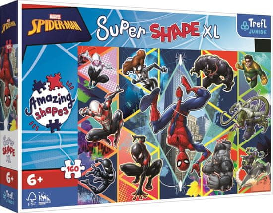 Trefl Puzzle Super Shape XL Spiderman: dodajte 160 kosov