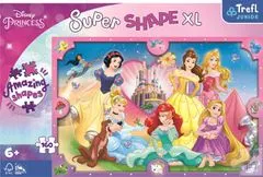 Trefl Puzzle Super Shape XL Disney Princesses: Pink World 160 kosov