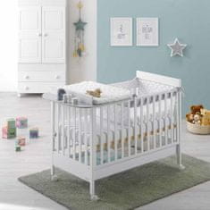 AZZURA design posteljica HOMI Baby Space bela, vse v kompletu 