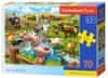 Puzzle Življenje na kmetiji 70 kosov