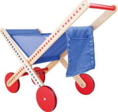 Legler zložljiv leseni nakupovalni voziček 