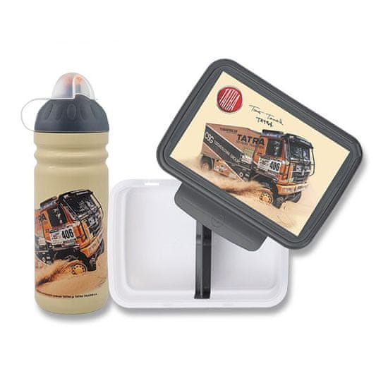 Zdravá lahev Komplet Zdrava steklenica 0,7 l in Zdrava objemka TATRA Dakar