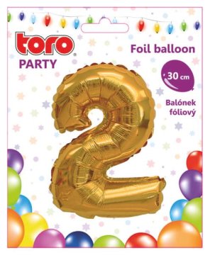 Toro PISMA V BALONU 2, 30 cm, MATNA ZLATA