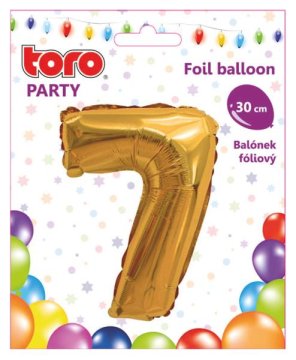 Toro STEKLICA ŠTEVILKA 7, 30 cm, MATNO ZLATA