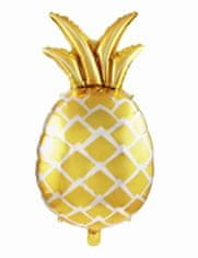 Toro BALON ANANAS 48X80CM FOLIJA 3 LUKNJE ZA OBEŠANJEZLATA