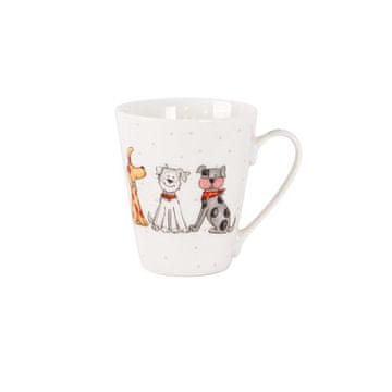 Lonček "KOČICA" IN "PES", 300ML, keramični