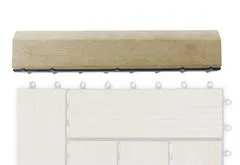 G21 Prehodni trak Cumaru za WPC ploščice, 30 x 7,5 cm, raven
