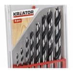 Kreator set vrtalnikov KRT012302 8 kosov za les 3-10 mm
