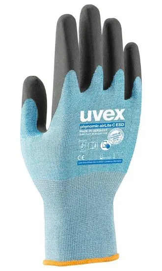 UVEX Phynomic airLite C ESD rokavice (10 kosov), velikost 10 /suha in rahlo vlažna okolja/ESD/za dotikanje/odpornost proti vbodom