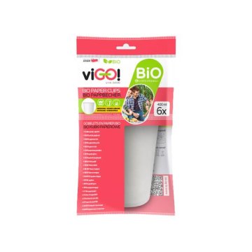 VIGO PAPIRNATA SKODELICA BELA ! 400ML 6 KOSOV