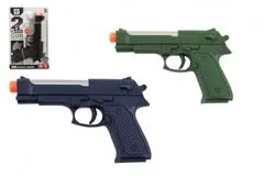 Teddies 17 cm plastična pištola na baterije s svetlobo in zvokom - mešanica barv