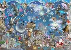 Schmidt Blue Christmas Sky Puzzle 1000 kosov