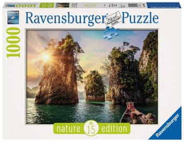 Ravensburger Sestavljanka Klifi v jezeru Cheow Lan, Tajska 1000 kosov