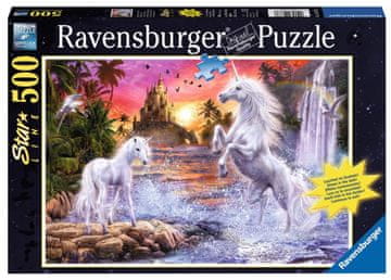 Ravensburger Enorožci ob reki 500 kosov