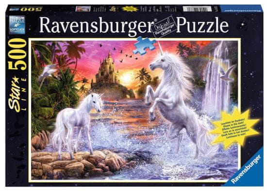 Ravensburger Enorožci ob reki 500 kosov