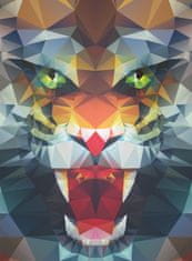 Ravensburger Puzzle poligonski tiger 500 kosov