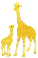 HCM Kinzel 3D kristalna sestavljanka Žirafa z dojenčkom 38 kosov