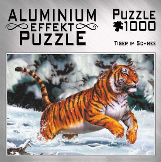 M.I.C. Metallic Tiger in the Snow Puzzle 1000 kosov
