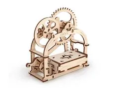UGEARS 3D lesena mehanska sestavljanka Business Card Box