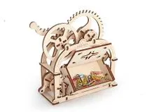 UGEARS 3D lesena mehanska sestavljanka Business Card Box