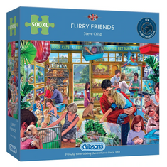 Gibsons Puzzle Hairy Friends XL 500 kosov