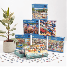 Gibsons Italijanska riviera Panorama Puzzle 636 kosov