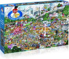 Gibsons Puzzle Rad prodajam iz prtljažnika avtomobila 1000 kosov