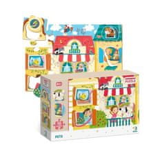 Razvrščanje slik Puzzle hišni ljubljenčki 18 kosov