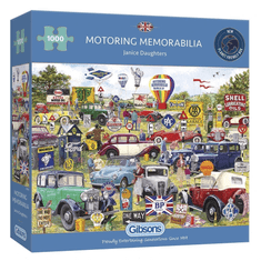Gibsons Puzzle Motoristični spominki Rally 1000 kosov