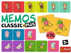 Pexeso Classic&amp;Plus Živali v gibanju 3v1