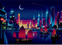 CLOUDBERRIES Puzzle Skyline 1000 kosov