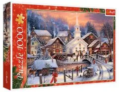 Trefl White Christmas Puzzle / 1000 kosov