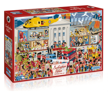 Gibsons Puzzle Buckinghamska palača - Pod pokrovom 1000 kosov