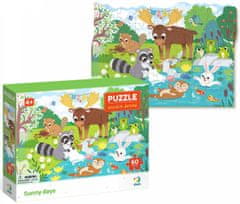 DoDo Puzzle Letni časi - Sončni dnevi 60 kosov