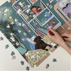 Gibsons Puzzle Retro vibracija 1000 kosov